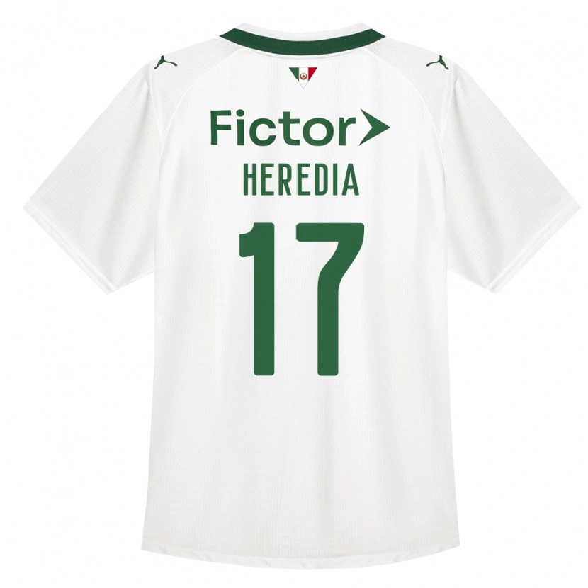 Danxen Hombre Camiseta Jesus Heredia #17 Verde Blanco 2ª Equipación 2026/27 La Camisa México
