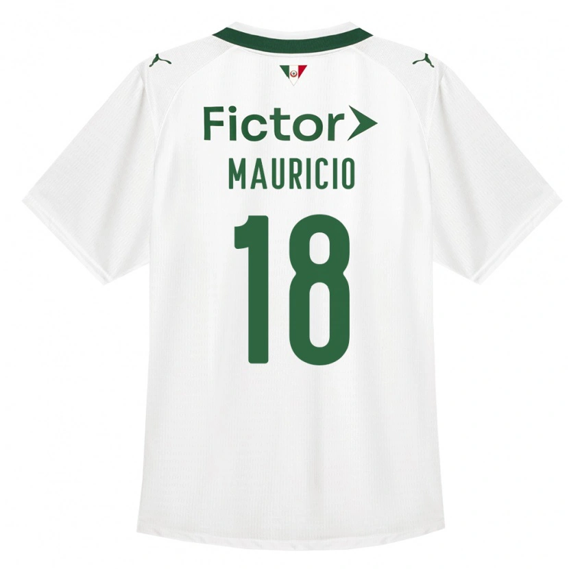 Danxen Hombre Camiseta Mauricio Magalhães Prado #18 Verde Blanco 2ª Equipación 2026/27 La Camisa México