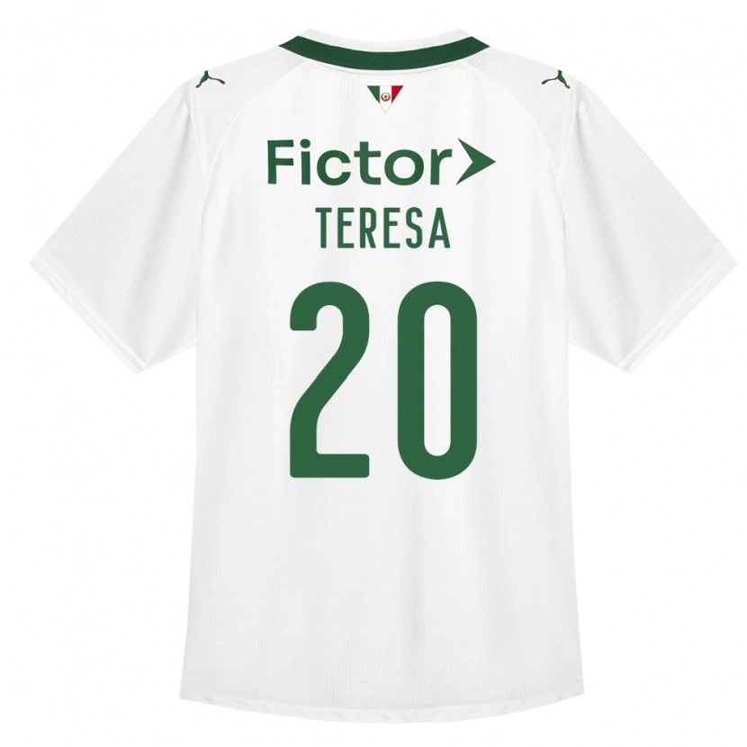 Danxen Hombre Camiseta Felipe Teresa #20 Verde Blanco 2ª Equipación 2026/27 La Camisa México