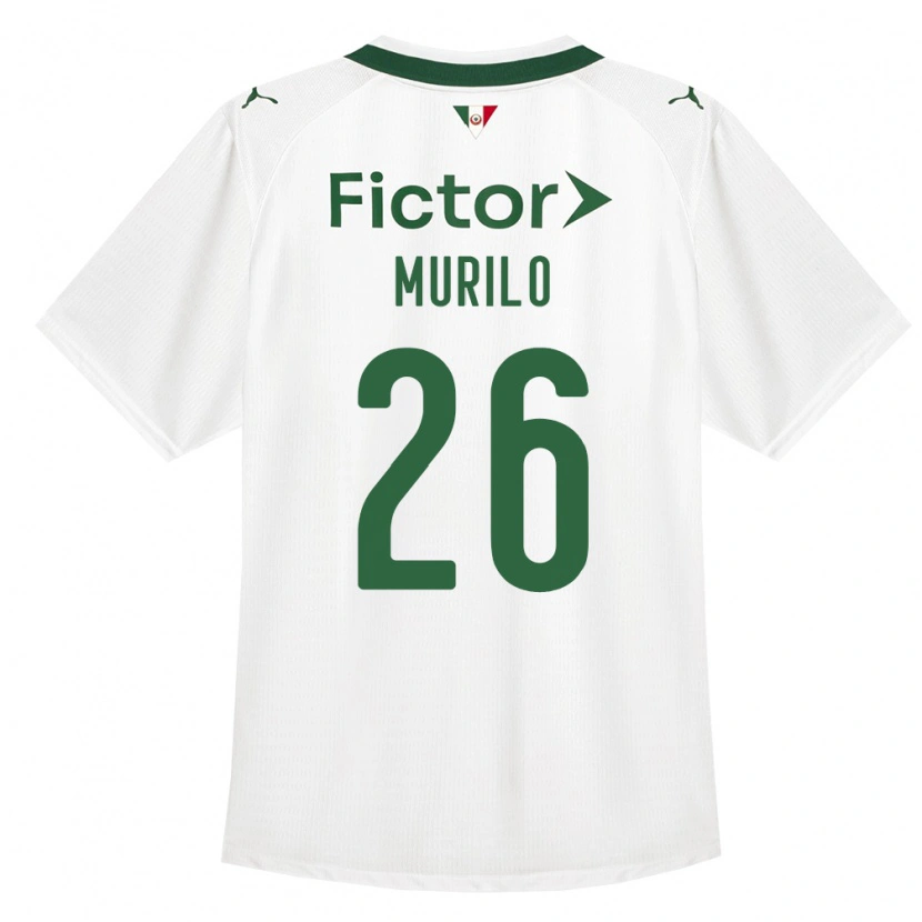 Danxen Hombre Camiseta Murilo Cerqueira Paim #26 Verde Blanco 2ª Equipación 2026/27 La Camisa México