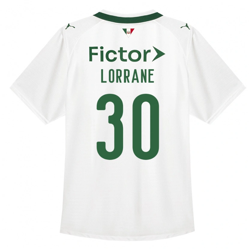 Danxen Hombre Camiseta Lorrane #30 Verde Blanco 2ª Equipación 2026/27 La Camisa México