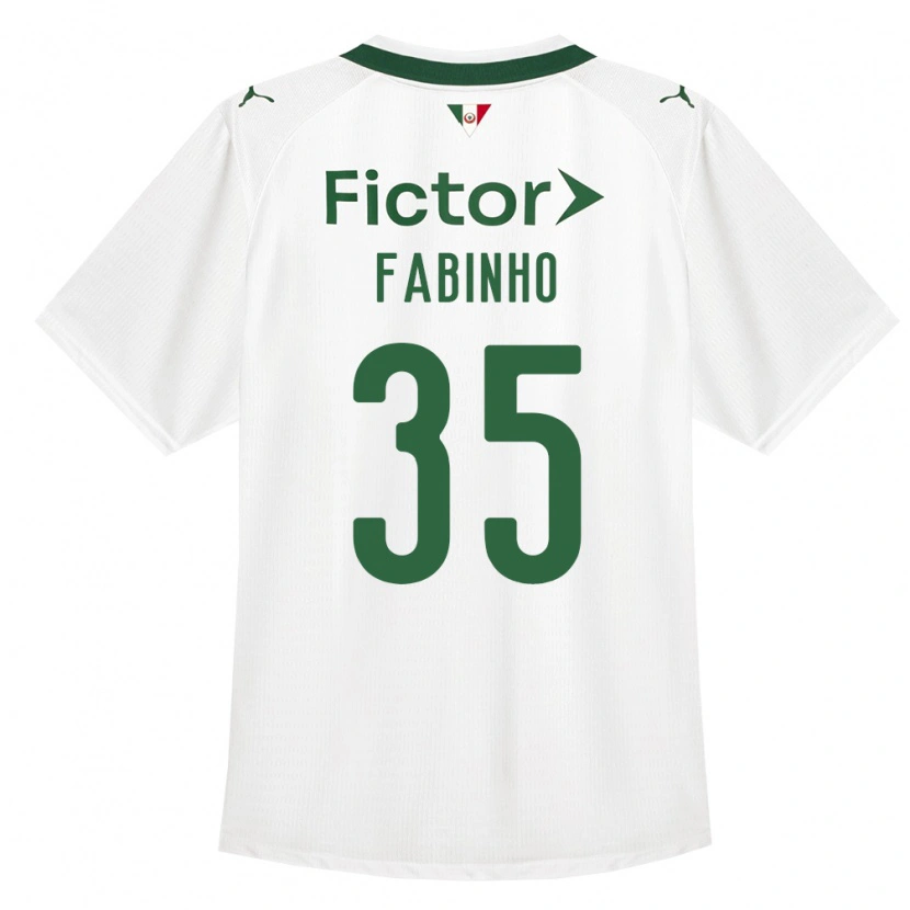 Danxen Hombre Camiseta Fabinho #35 Verde Blanco 2ª Equipación 2026/27 La Camisa México