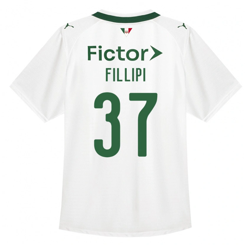 Danxen Hombre Camiseta Riquelme Fillipi #37 Verde Blanco 2ª Equipación 2026/27 La Camisa México