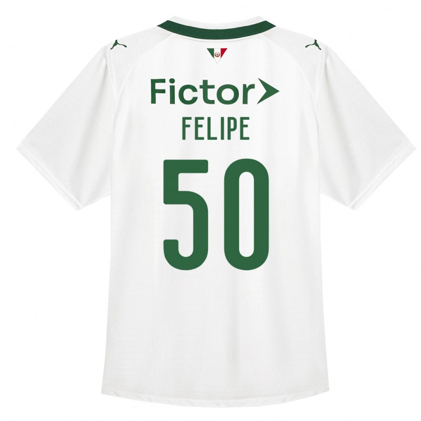 Danxen Hombre Camiseta Luis Pacheco #50 Verde Blanco 2ª Equipación 2026/27 La Camisa México