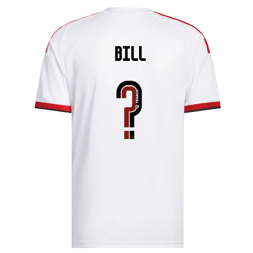 Danxen Hombre Camiseta Bill #0 Blanco Rojo Negro 2ª Equipación 2026/27 La Camisa México