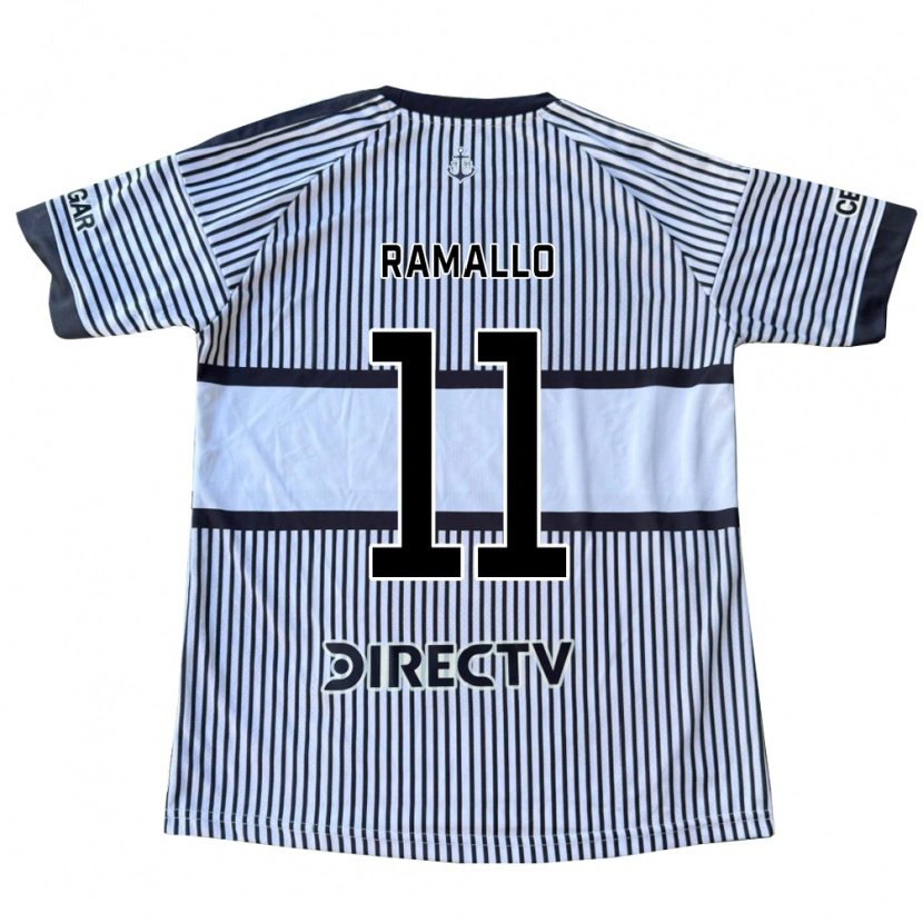 Danxen Hombre Camiseta Yael Ramallo #11 Blanco Negro Amarillo 2ª Equipación 2026/27 La Camisa México