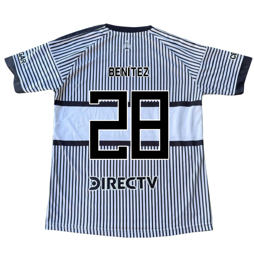 Danxen Hombre Camiseta Yazmín Benítez #28 Blanco Negro Amarillo 2ª Equipación 2026/27 La Camisa México