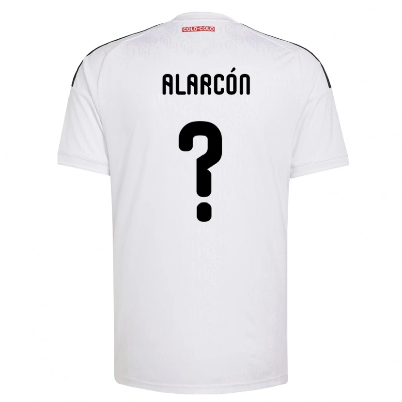 Danxen Mujer Camiseta Danilo Alarcón #0 Blanco Negro 1ª Equipación 2026/27 La Camisa México