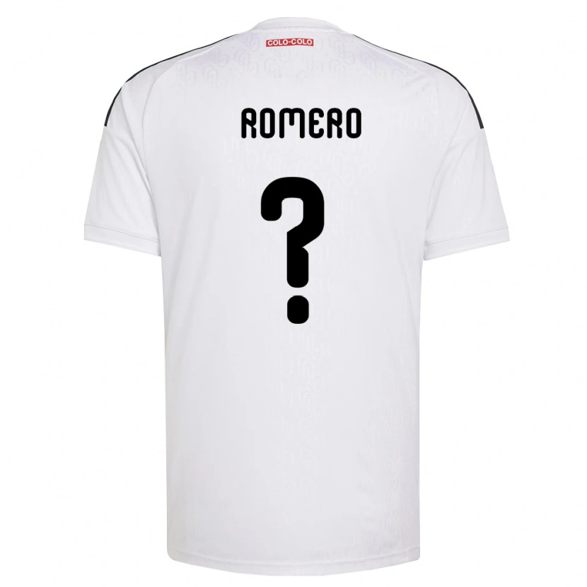 Danxen Mujer Camiseta Enzo Romero #0 Blanco Negro 1ª Equipación 2026/27 La Camisa México