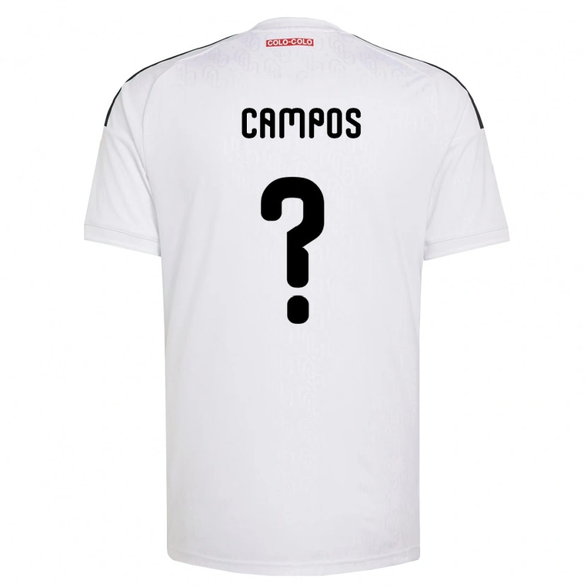 Danxen Mujer Camiseta Víctor Campos #0 Blanco Negro 1ª Equipación 2026/27 La Camisa México