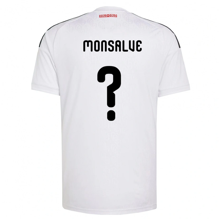 Danxen Mujer Camiseta Gaspar Monsalve #0 Blanco Negro 1ª Equipación 2026/27 La Camisa México