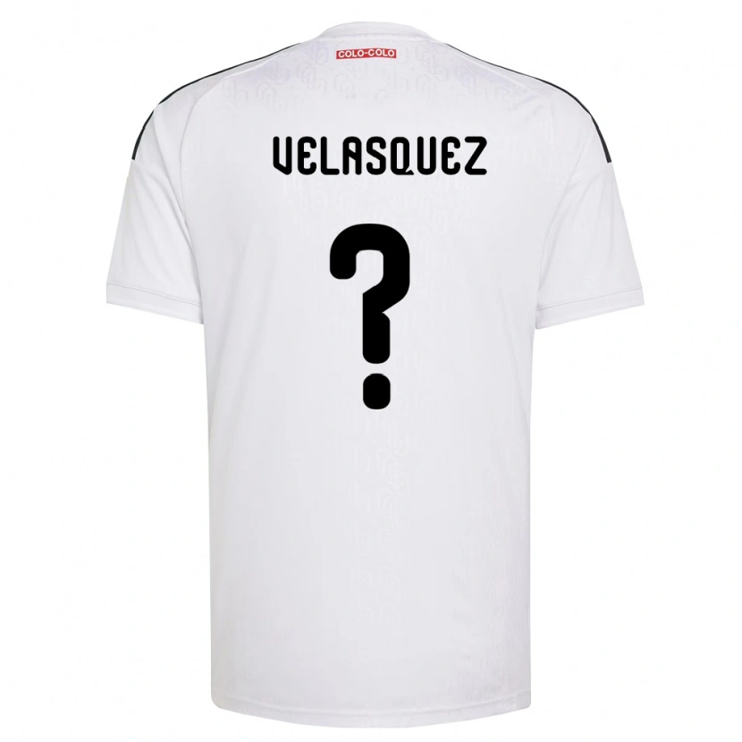 Danxen Mujer Camiseta Milovan Velásquez #0 Blanco Negro 1ª Equipación 2026/27 La Camisa México