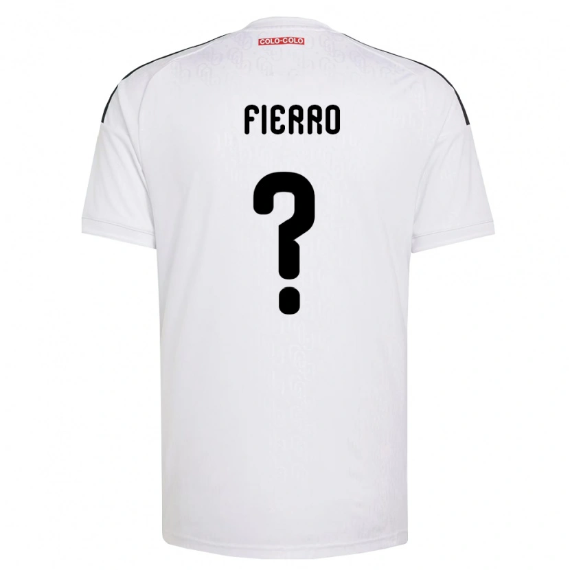Danxen Mujer Camiseta Julio Fierro #0 Blanco Negro 1ª Equipación 2026/27 La Camisa México