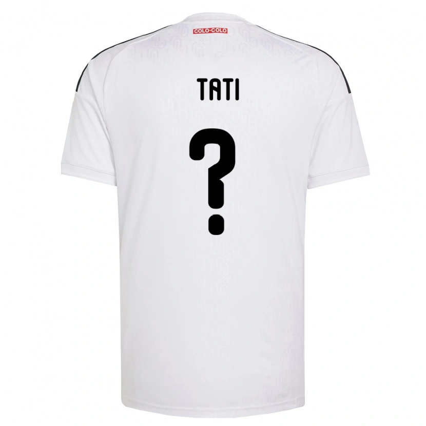 Danxen Mujer Camiseta David Tati #0 Blanco Negro 1ª Equipación 2026/27 La Camisa México