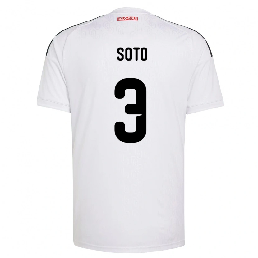 Danxen Mujer Camiseta Rocío Soto #3 Blanco Negro 1ª Equipación 2026/27 La Camisa México
