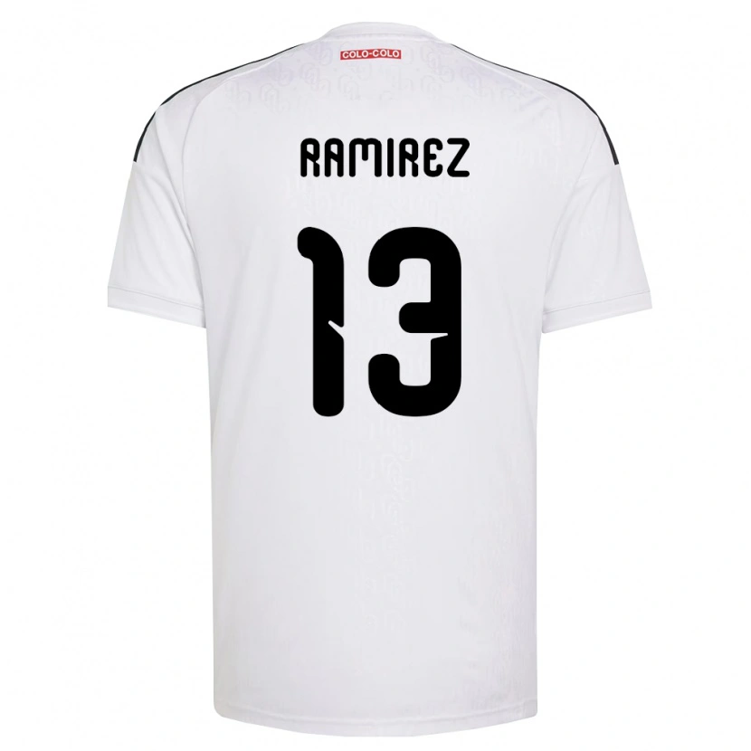 Danxen Mujer Camiseta Fernanda Ramírez #13 Blanco Negro 1ª Equipación 2026/27 La Camisa México
