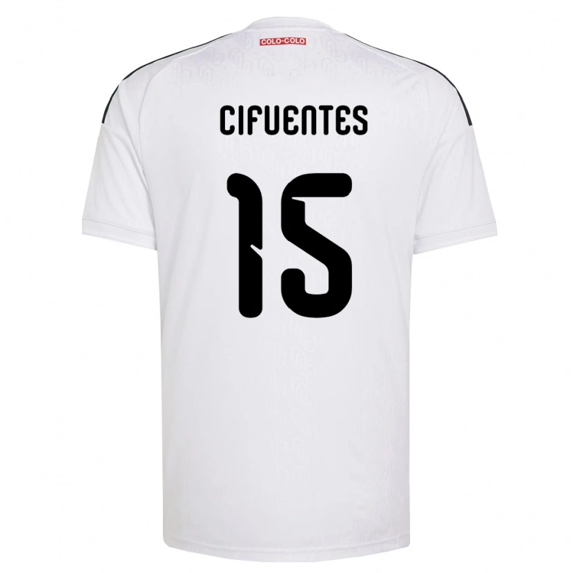 Danxen Mujer Camiseta Anaís Cifuentes #15 Blanco Negro 1ª Equipación 2026/27 La Camisa México