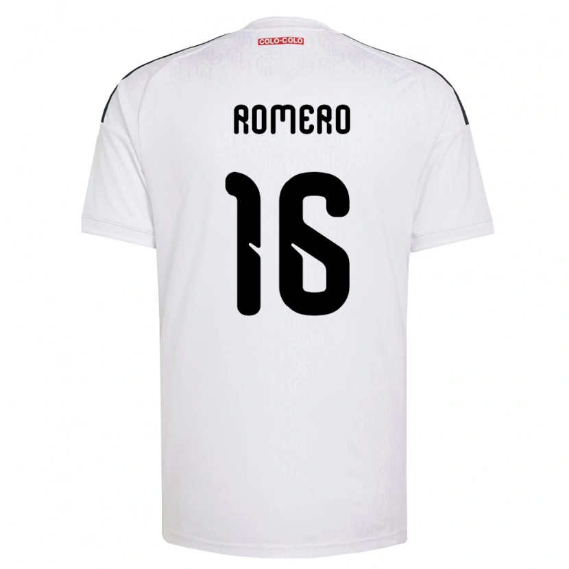 Danxen Mujer Camiseta Evanz Romero #16 Blanco Negro 1ª Equipación 2026/27 La Camisa México