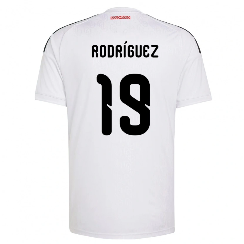 Danxen Mujer Camiseta Salomón Rodríguez #19 Blanco Negro 1ª Equipación 2026/27 La Camisa México