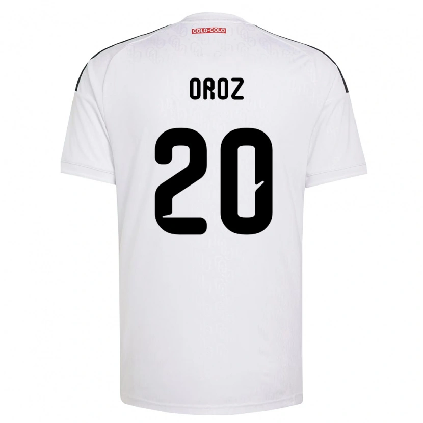 Danxen Mujer Camiseta Alexander Oroz #20 Blanco Negro 1ª Equipación 2026/27 La Camisa México