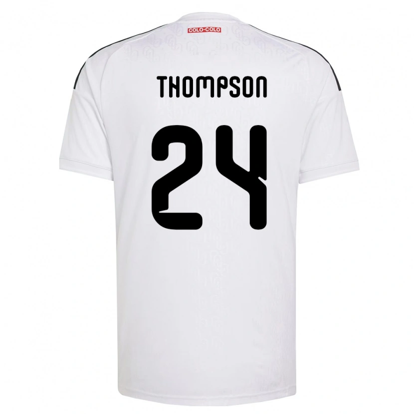 Danxen Mujer Camiseta Jordhy Thompson #24 Blanco Negro 1ª Equipación 2026/27 La Camisa México