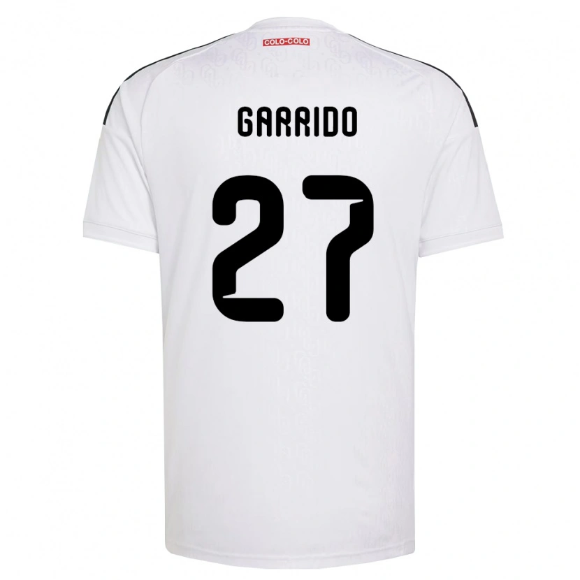 Danxen Mujer Camiseta Franco Garrido #27 Blanco Negro 1ª Equipación 2026/27 La Camisa México