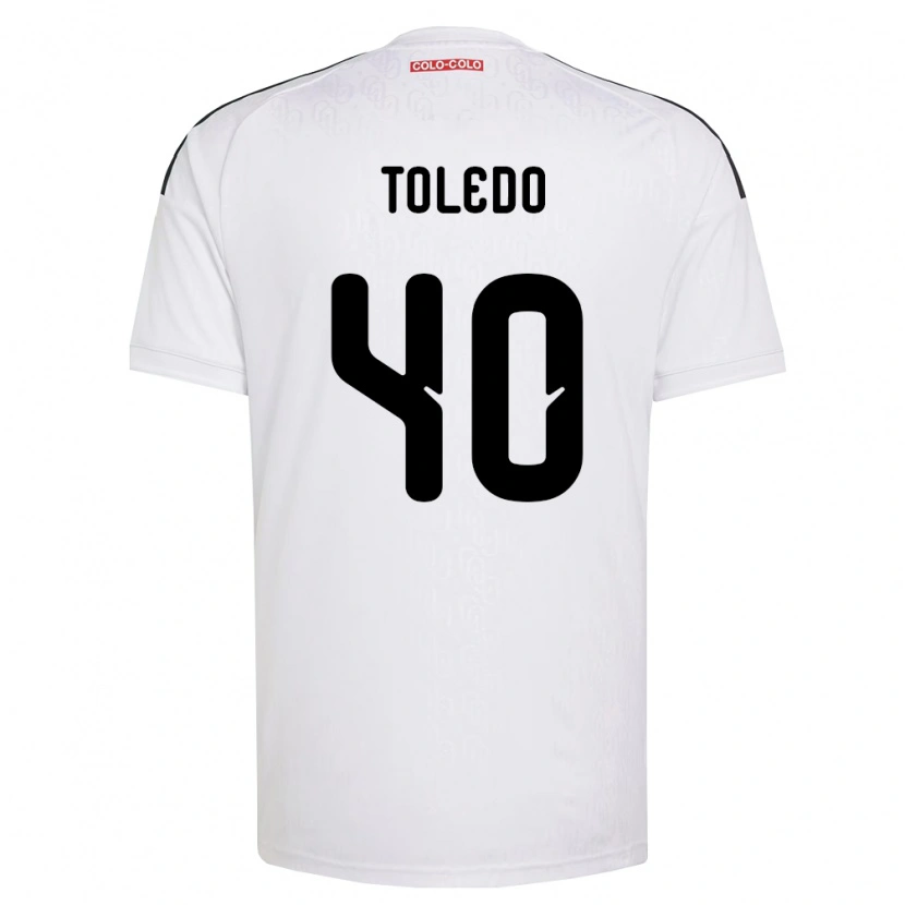 Danxen Mujer Camiseta Miguel Toledo #40 Blanco Negro 1ª Equipación 2026/27 La Camisa México