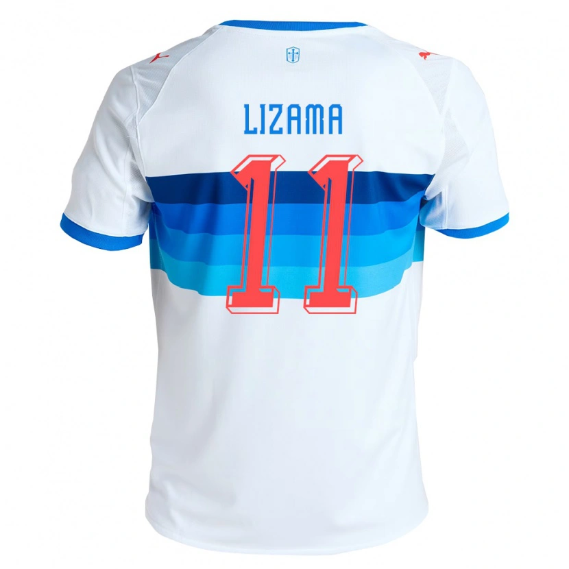 Danxen Mujer Camiseta Bayron Lizama #11 Blanco Azul Cielo 1ª Equipación 2026/27 La Camisa México