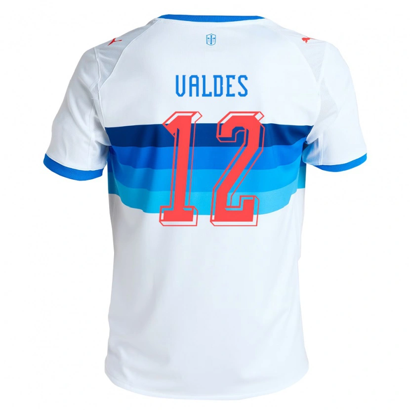 Danxen Mujer Camiseta Francisco Valdés #12 Blanco Azul Cielo 1ª Equipación 2026/27 La Camisa México