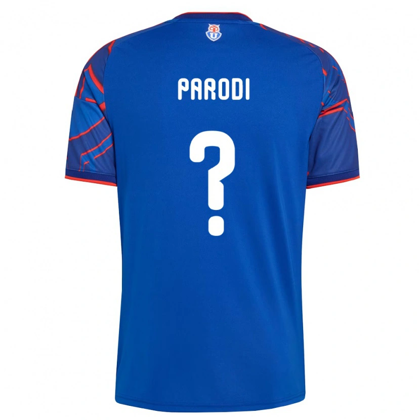 Danxen Mujer Camiseta Fabián Parodi #0 Azul Real Rojo 1ª Equipación 2026/27 La Camisa México