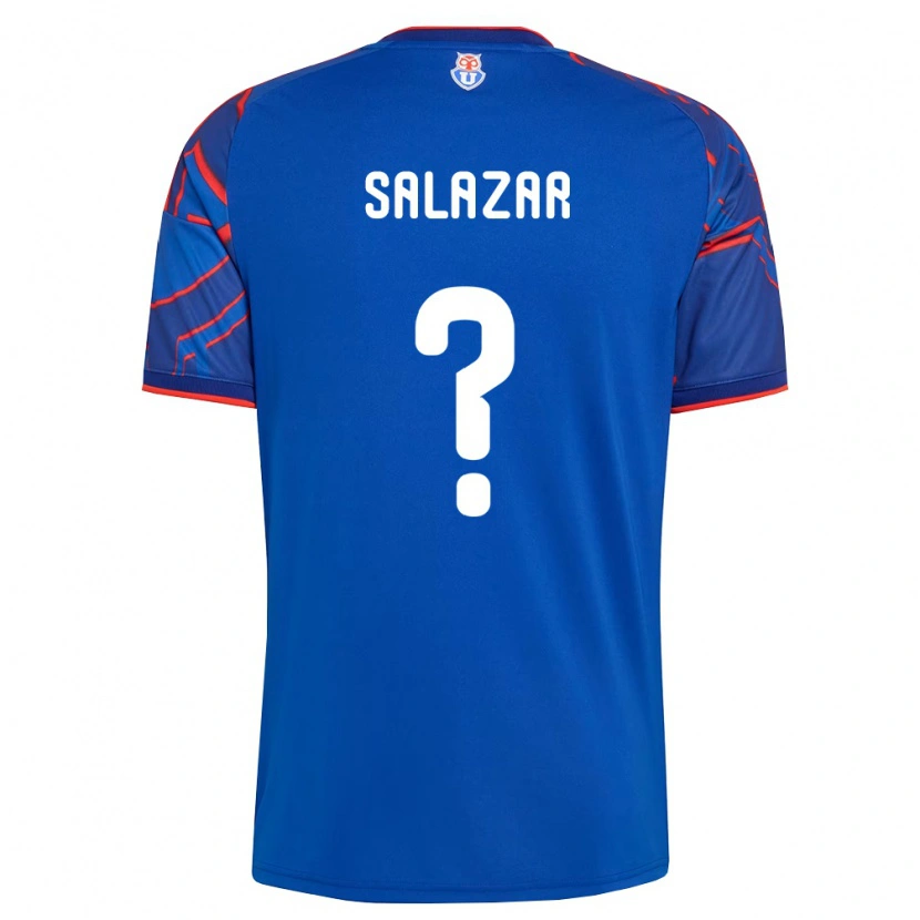 Danxen Mujer Camiseta Yahir Salazar #0 Azul Real Rojo 1ª Equipación 2026/27 La Camisa México