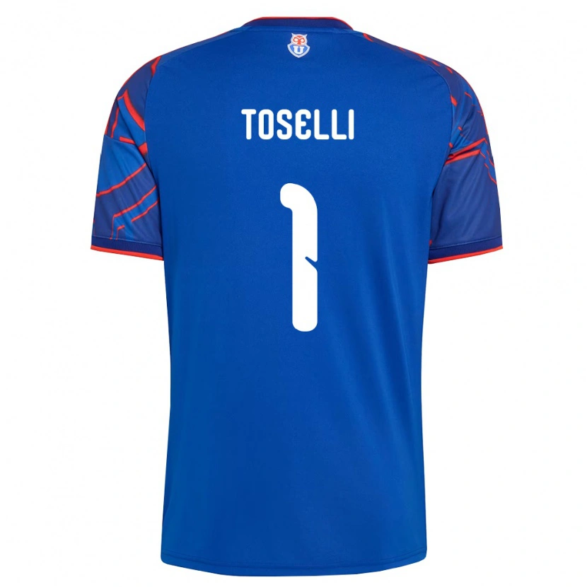 Danxen Mujer Camiseta Cristopher Toselli #1 Azul Real Rojo 1ª Equipación 2026/27 La Camisa México