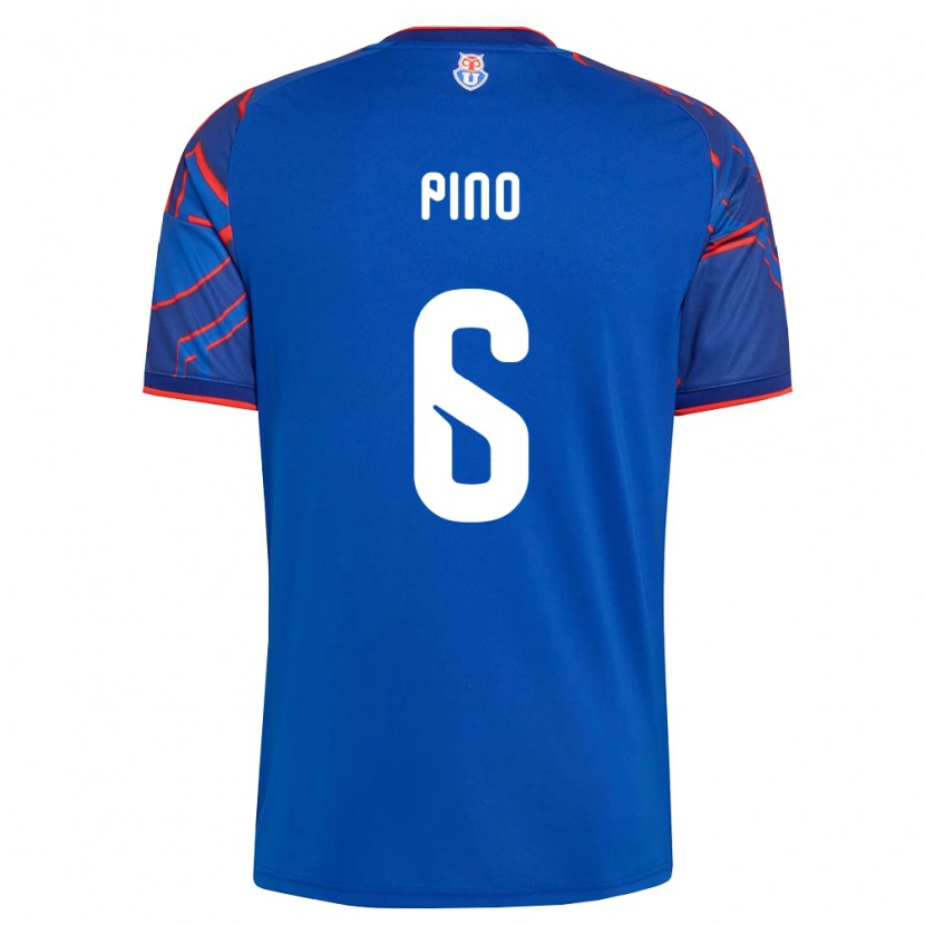 Danxen Mujer Camiseta Gisela Pino #6 Azul Real Rojo 1ª Equipación 2026/27 La Camisa México