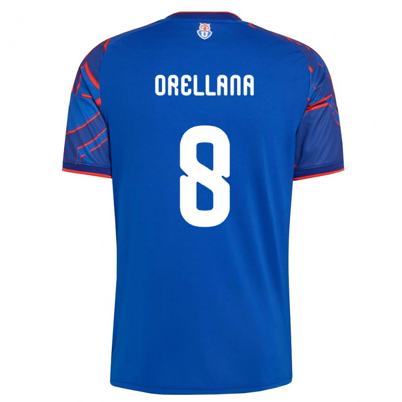 Danxen Mujer Camiseta Denisse Orellana #8 Azul Real Rojo 1ª Equipación 2026/27 La Camisa México
