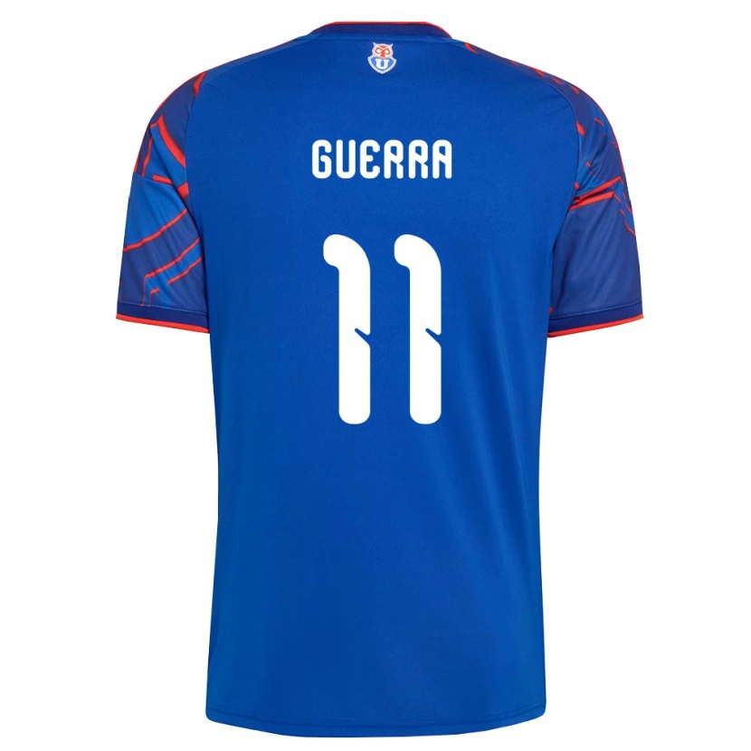 Danxen Mujer Camiseta Nicolás Guerra #11 Azul Real Rojo 1ª Equipación 2026/27 La Camisa México