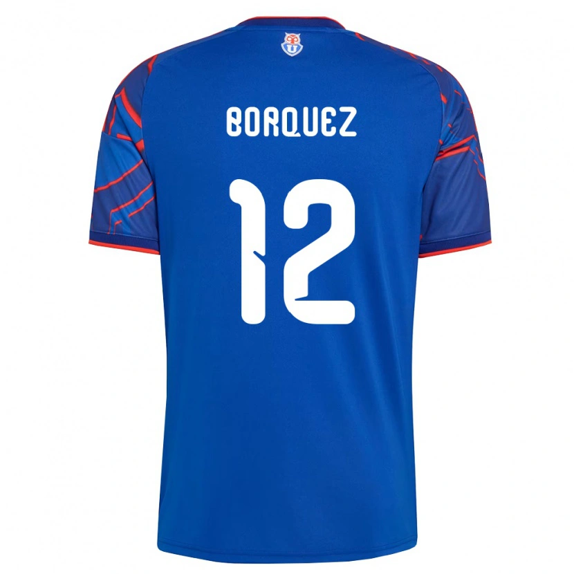 Danxen Mujer Camiseta Gabriela Bórquez #12 Azul Real Rojo 1ª Equipación 2026/27 La Camisa México