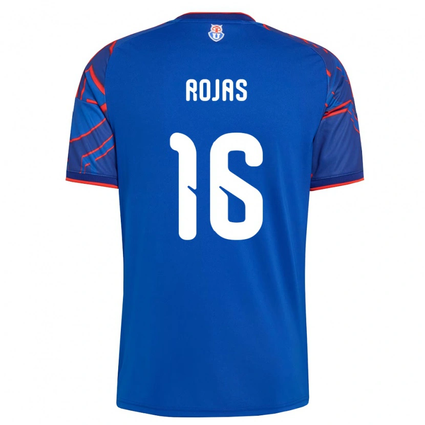 Danxen Mujer Camiseta Elías Rojas #16 Azul Real Rojo 1ª Equipación 2026/27 La Camisa México