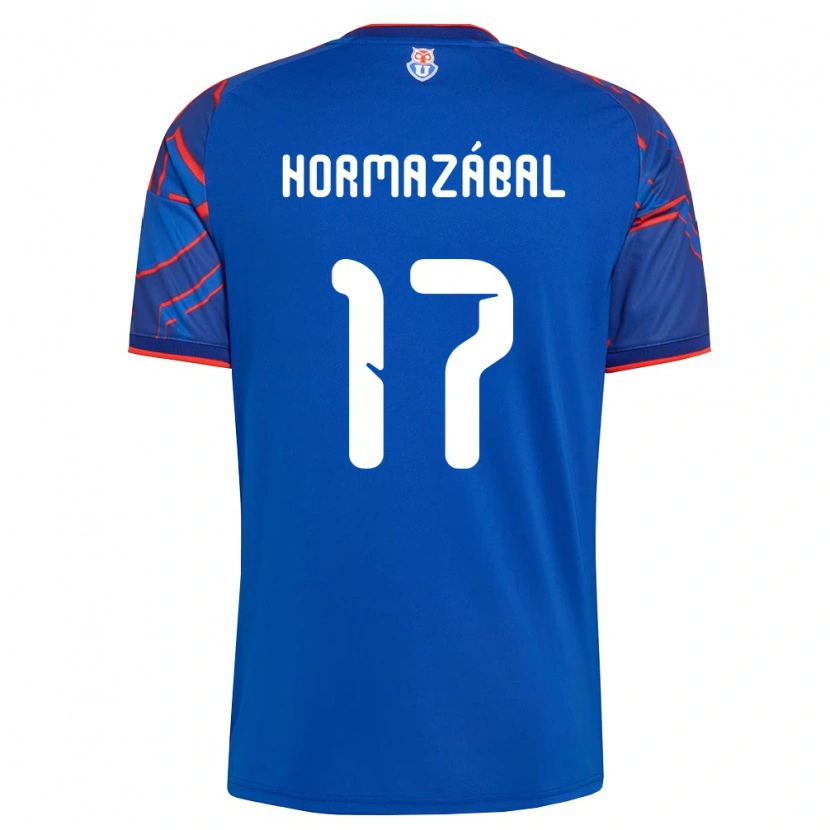 Danxen Mujer Camiseta Fabián Hormazábal #17 Azul Real Rojo 1ª Equipación 2026/27 La Camisa México