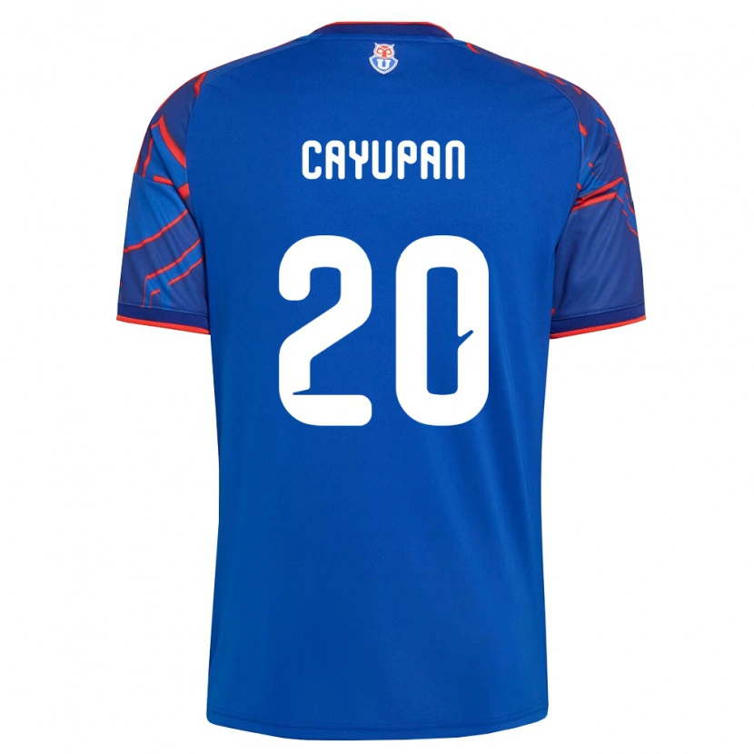 Danxen Mujer Camiseta Natalia Cayupán #20 Azul Real Rojo 1ª Equipación 2026/27 La Camisa México