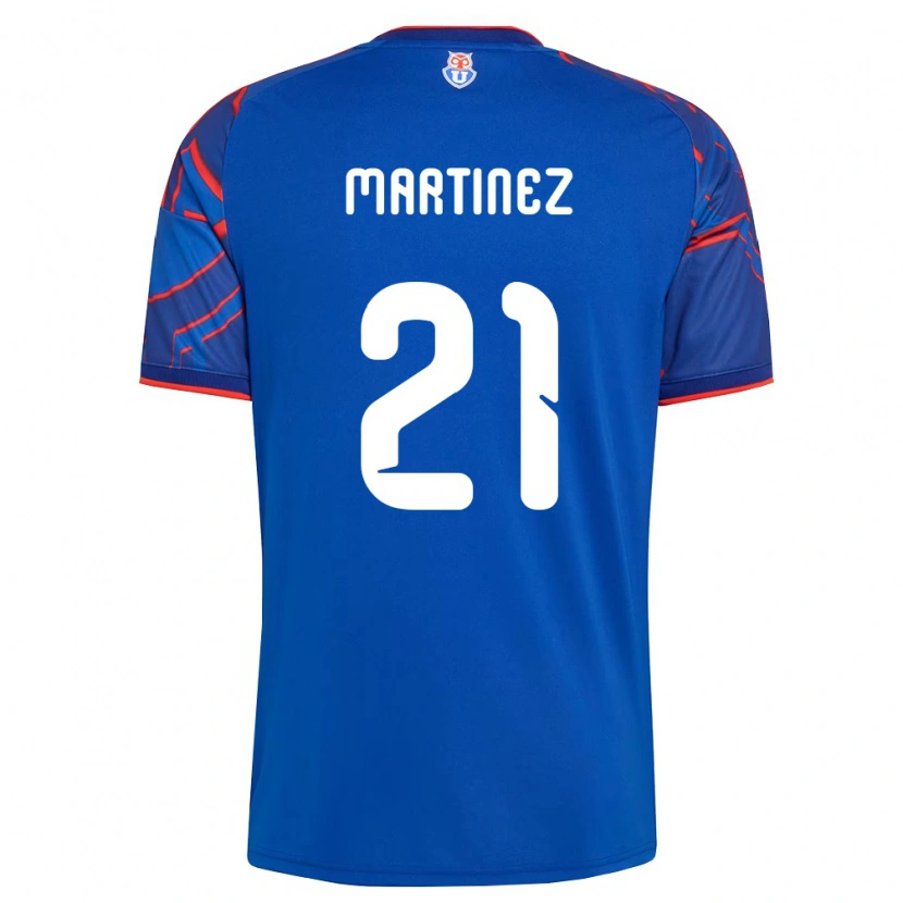 Danxen Mujer Camiseta Maria Martínez #21 Azul Real Rojo 1ª Equipación 2026/27 La Camisa México