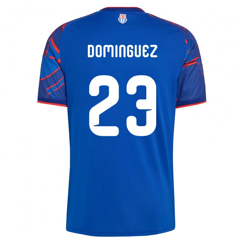 Danxen Mujer Camiseta Nery Dominguez #23 Azul Real Rojo 1ª Equipación 2026/27 La Camisa México