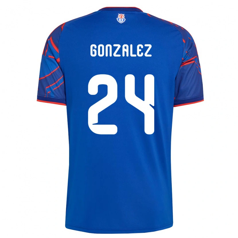 Danxen Mujer Camiseta Emma González #24 Azul Real Rojo 1ª Equipación 2026/27 La Camisa México