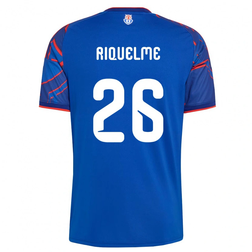 Danxen Mujer Camiseta Matías Riquelme #26 Azul Real Rojo 1ª Equipación 2026/27 La Camisa México