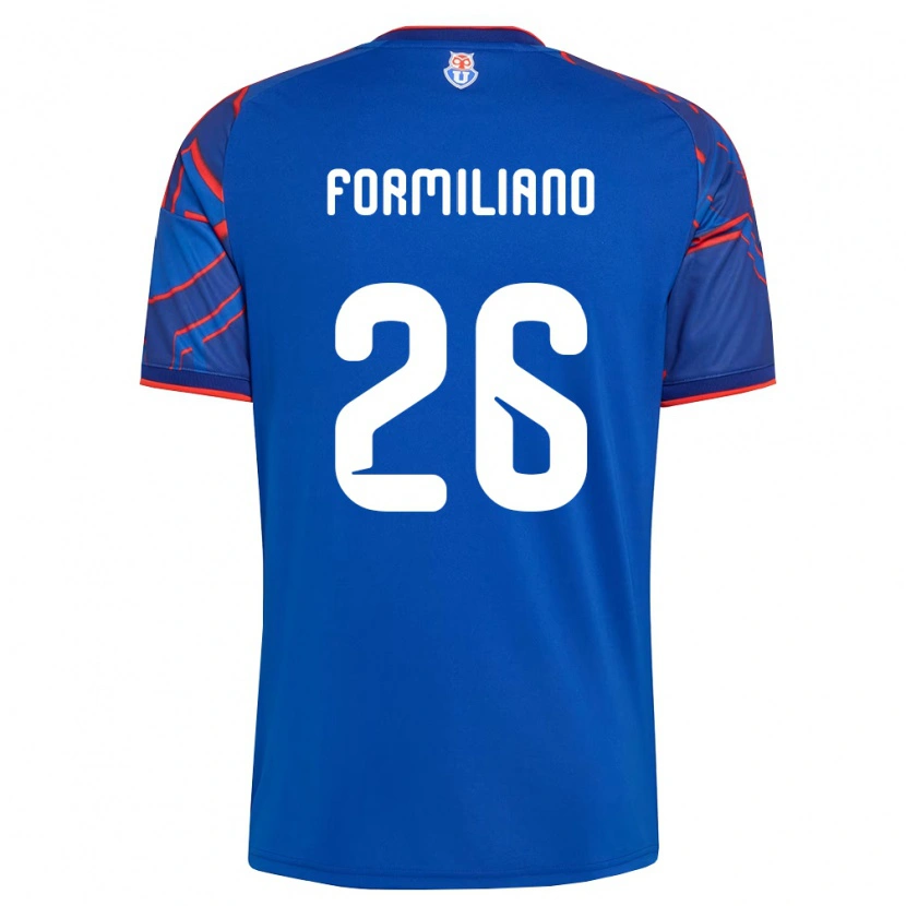 Danxen Mujer Camiseta Fabricio Formiliano #26 Azul Real Rojo 1ª Equipación 2026/27 La Camisa México