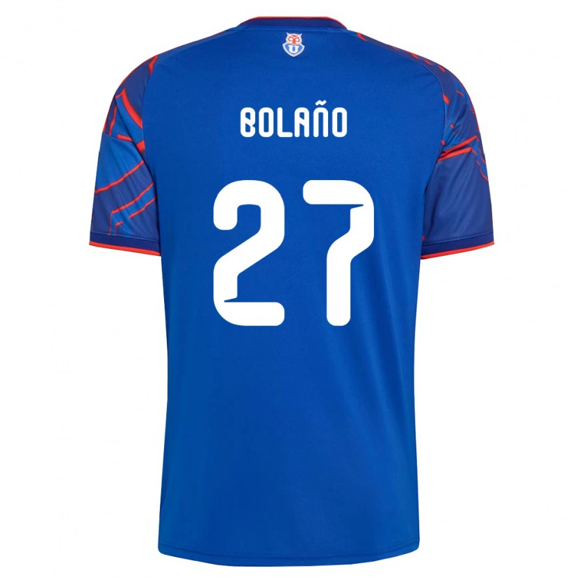 Danxen Mujer Camiseta Andrés Bolaño #27 Azul Real Rojo 1ª Equipación 2026/27 La Camisa México