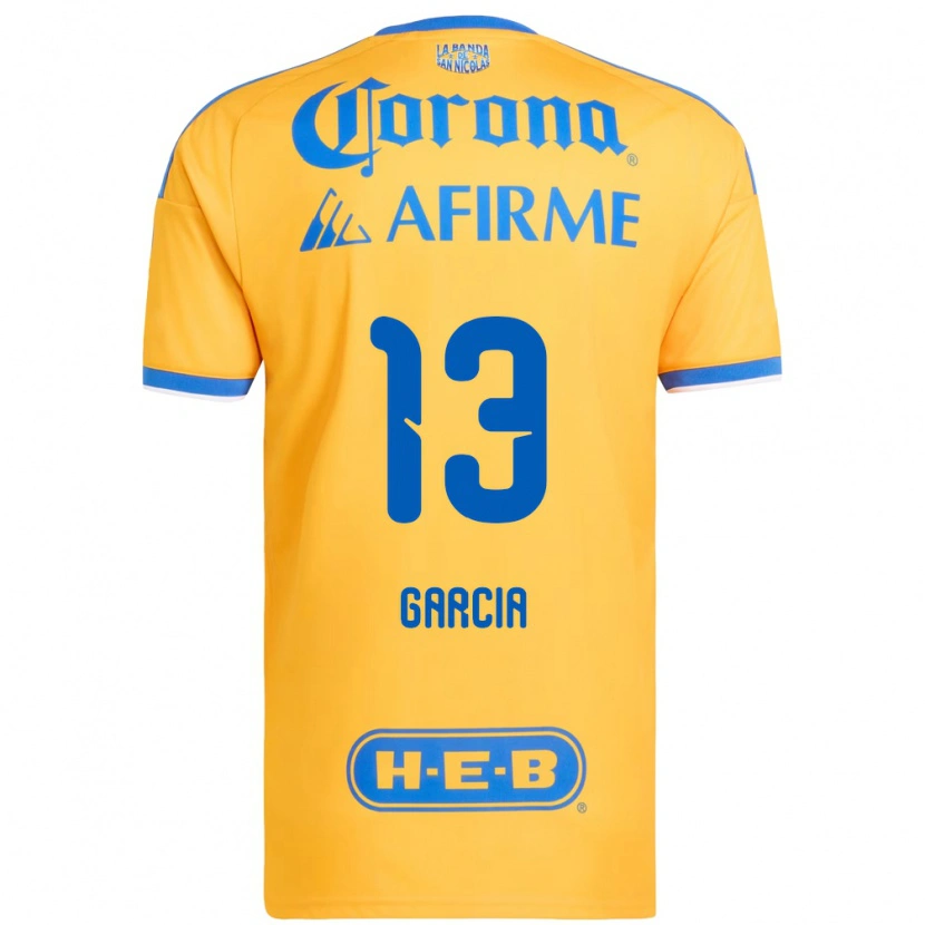 Danxen Mujer Camiseta Miriam Garcia #13 Amarillo Azul 1ª Equipación 2026/27 La Camisa México