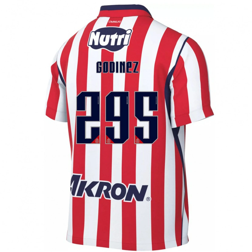 Danxen Mujer Camiseta André Godinez #295 Rojo Blanco 1ª Equipación 2026/27 La Camisa México