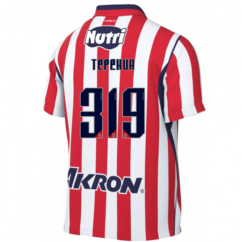 Danxen Mujer Camiseta Milán Tepehua #319 Rojo Blanco 1ª Equipación 2026/27 La Camisa México