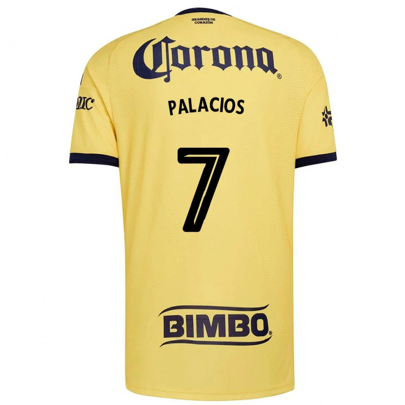 Danxen Mujer Camiseta Kiana Palacios #7 Amarillo Rojo Negro 1ª Equipación 2026/27 La Camisa México