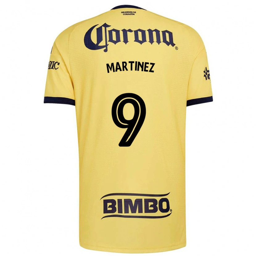 Danxen Mujer Camiseta Katty Martinez #9 Amarillo Rojo Negro 1ª Equipación 2026/27 La Camisa México